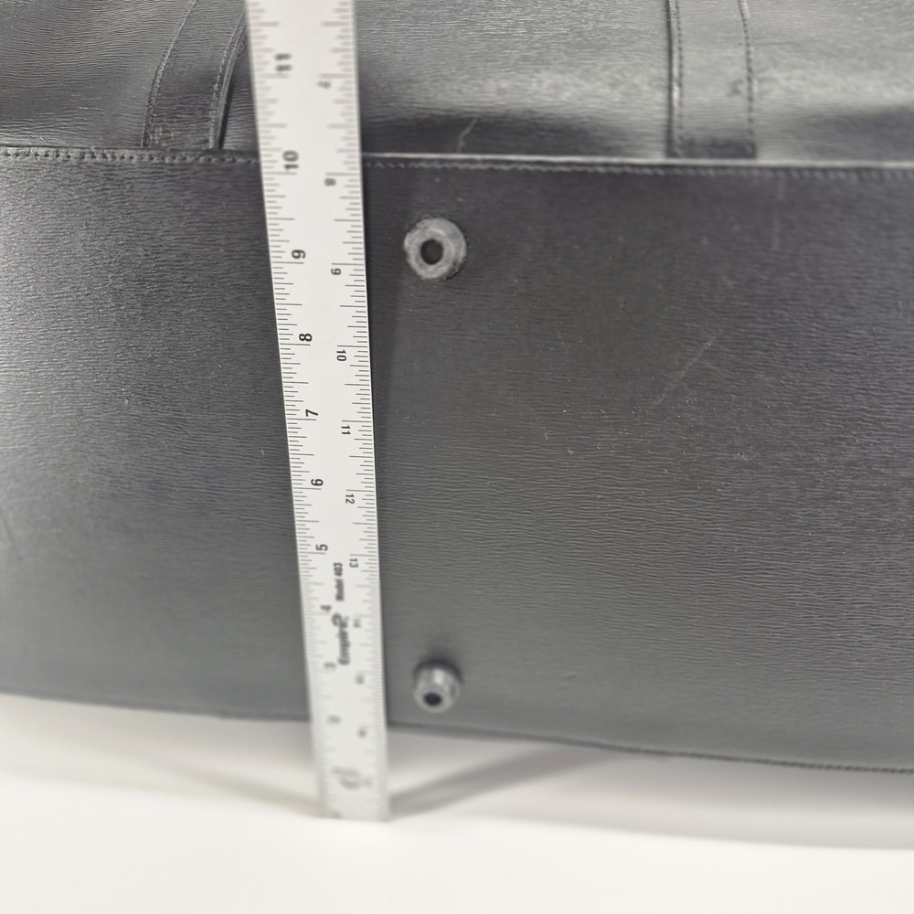 Montblanc 2 Way Boston Bag Duffle Leather Black - Picture 12 of 16